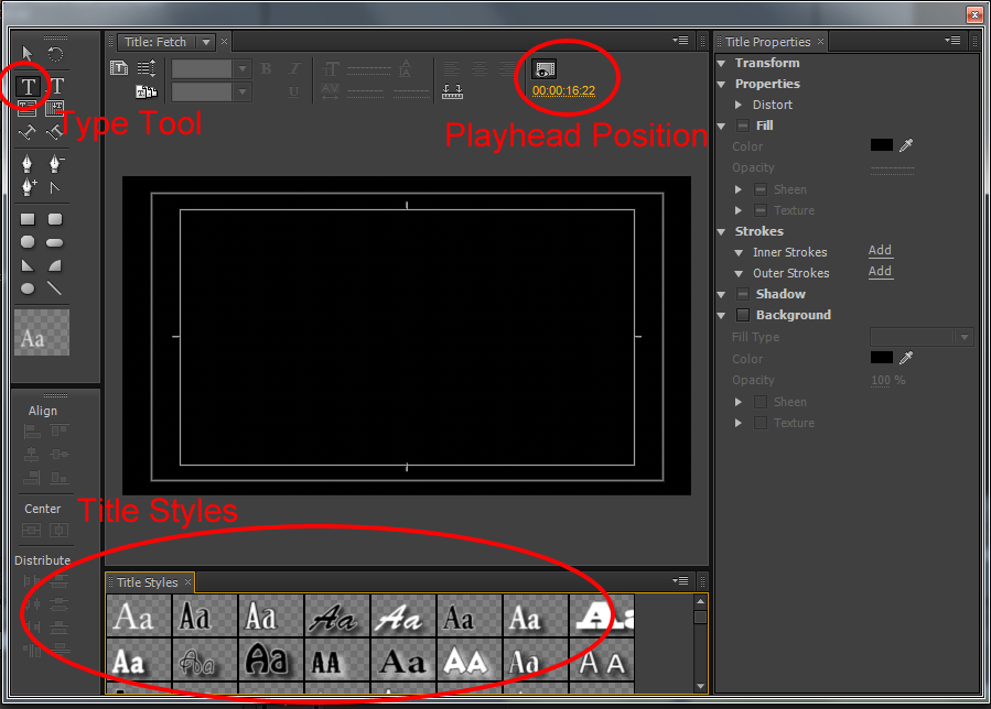 Adobe Premiere Lesson 2E - Adding Basic Titles - Reel 9 Video
